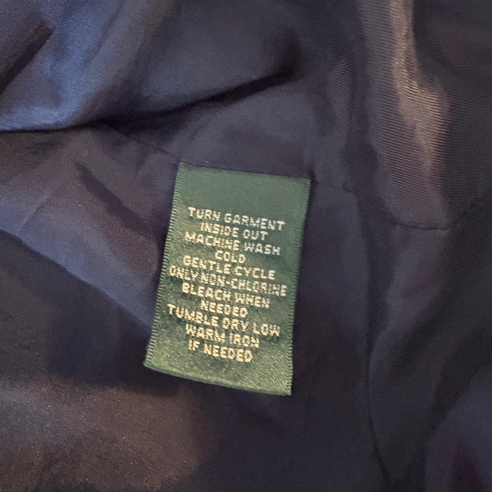 Lauren Ralph Lauren Floral Print Jacket Button Front Pockets Colorful Coat Small - Picture 6 of 11